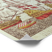 Uitzicht van Lissabon Poster (Hoek)