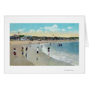 Uitzicht van Long Beach en Cape Ann