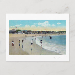 Uitzicht van Long Beach en Cape Ann Briefkaart