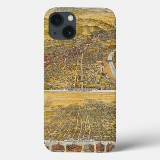 Uitzicht van Los Angeles, 1894 Case-Mate iPhone Case (Achterkant)