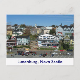 Uitzicht van Lunenburg, Nova Scotia Briefkaart