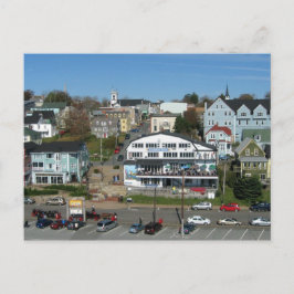 Uitzicht van Lunenburg, Nova Scotia Briefkaart