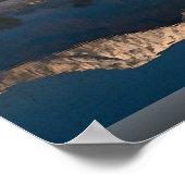 Uitzicht van Macchapuchhre boven het Pokhara-meer, Poster (Hoek)