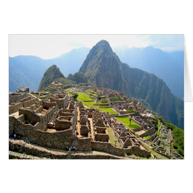 Uitzicht van Macchu Picchu (Voorkant Horizontaal)