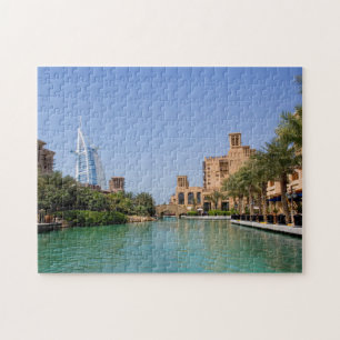 Uitzicht van Madinat Jumeirah, Dubai Legpuzzel