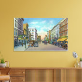 Uitzicht van Main Street 10 Canvas Afdruk (Insitu (Woonkamer))