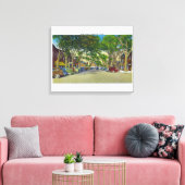 Uitzicht van Main Street 2 Canvas Afdruk (Insitu (Woonkamer))