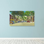 Uitzicht van Main Street 2 Canvas Afdruk (Insitu (Houten vloer))
