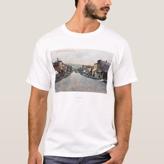 Uitzicht van Main Street 2 T-shirt (Voorkant)