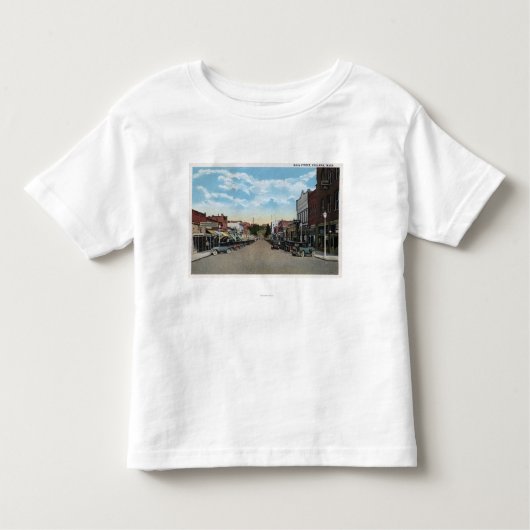 Uitzicht van Main Street 3 Kinder Shirts (Voorkant)