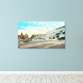 Uitzicht van Main StreetBishop, CA Canvas Afdruk (Insitu (Houten vloer))