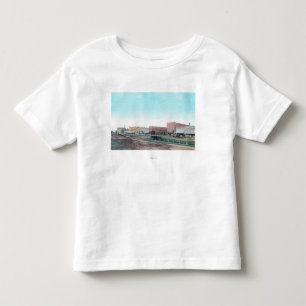 Uitzicht van Main StreetBlackfoot, ID Kinder Shirts