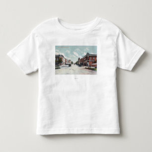 Uitzicht van Main StreetDavison, MI Kinder Shirts