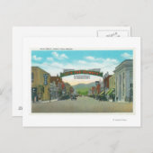 Uitzicht van Main StreetGrants Pass, OF Briefkaart (Voorkant / Achterkant)