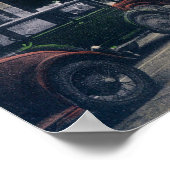 Uitzicht van Main StreetLakeport, CA Poster (Hoek)