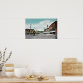 Uitzicht van Main StreetPalouse, WA Poster (Keuken)