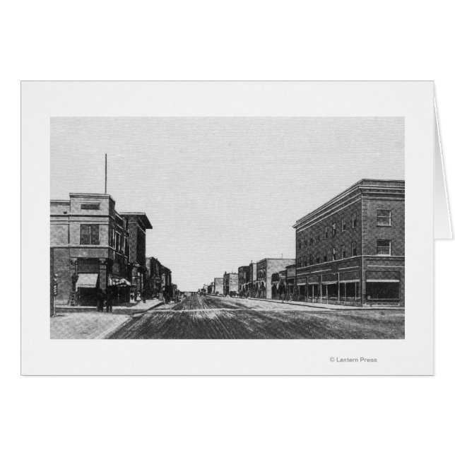 Uitzicht van Main StreetTwin Herfsten, ID (Voorkant Horizontaal)