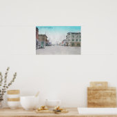 Uitzicht van Main StreetVale, OF Poster (Keuken)
