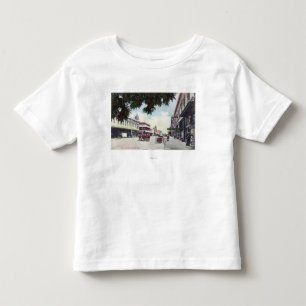 Uitzicht van Main StreetVisalia, CA Kinder Shirts
