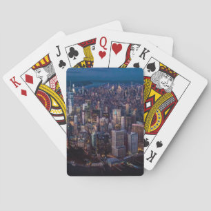 Uitzicht van Manhattan Pokerkaarten