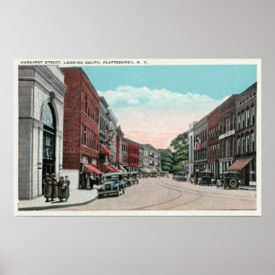 Uitzicht van Margaret Street Poster