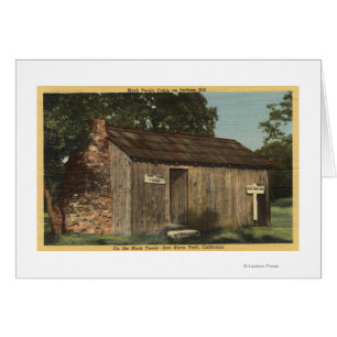 Uitzicht van Mark Twain Cabin op Jackass Hill