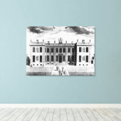 Uitzicht van Marlborough House in Pall Mall Canvas Afdruk (Insitu (Houten vloer))