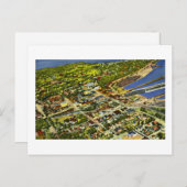 Uitzicht van Marquette, Michigan Briefkaart (Voorkant / Achterkant)