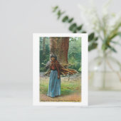 Uitzicht van Mary van de Yosemite Natives die Briefkaart (Staand voorkant)