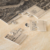 Uitzicht van Massachusetts in 1879 Legpuzzel (Zijkant)