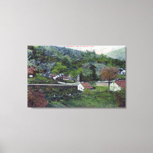 Uitzicht van McCray'sCloverdale, CA Canvas Afdruk