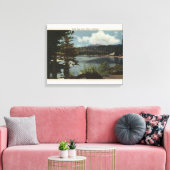 Uitzicht van Meeks Bay Canvas Afdruk (Insitu (Woonkamer))