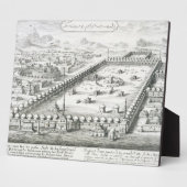 Uitzicht van Mekka, van "Entwurf einer histischen  Fotoplaat (Zijkant)