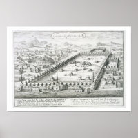 Uitzicht van Mekka, van "Entwurf einer histischen 