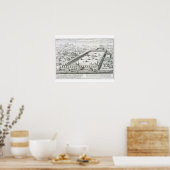 Uitzicht van Mekka, van "Entwurf einer histischen  Poster (Keuken)