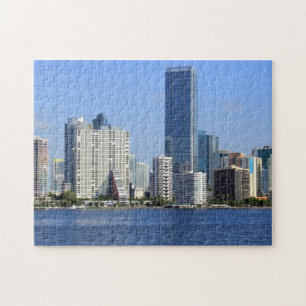 Uitzicht van Miami Skyline Legpuzzel