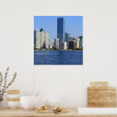 Uitzicht van Miami Skyline Poster (Keuken)