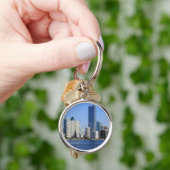 Uitzicht van Miami Skyline Sleutelhanger (Hand)