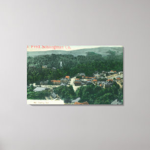 Uitzicht van Mill Valley-Mill Valley, CA Canvas Afdruk