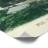 Uitzicht van Mill Valley-Mill Valley, CA Poster (Hoek)