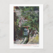 Uitzicht van Miner Exiting Tunnel Entrance to Gold Briefkaart (Voorkant)