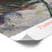 Uitzicht van Miner Exiting Tunnel Entrance to Gold Poster (Hoek)