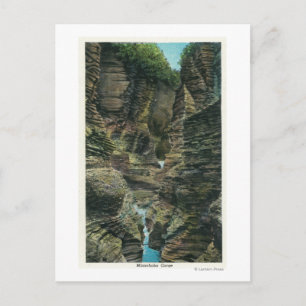 Uitzicht van Minnehaha Gorge Briefkaart