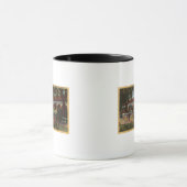 Uitzicht van missie, Memory Garden, Serra Statue Mok (Midden)