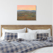 Uitzicht van Mohave Desert Canvas Afdruk (Insitu (Slaapkamer))