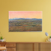 Uitzicht van Mohave Desert Canvas Afdruk (Insitu (Woonkamer))