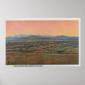 Uitzicht van Mohave Desert Poster (Voorkant)