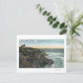 Uitzicht van Mohegan Bluffs and Southeast Briefkaart (Staand voorkant)