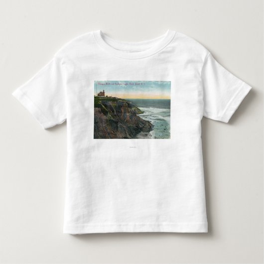 Uitzicht van Mohegan Bluffs and Southeast Kinder Shirts (Voorkant)