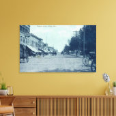 Uitzicht van Montana AvenueBillings, MT Canvas Afdruk (Insitu (Woonkamer))